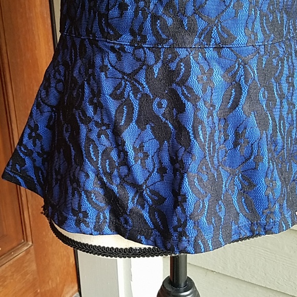 EXPRESS BLUE BLACK TANK TOP ZIP UP SMALL NWT - Picture 4 of 7